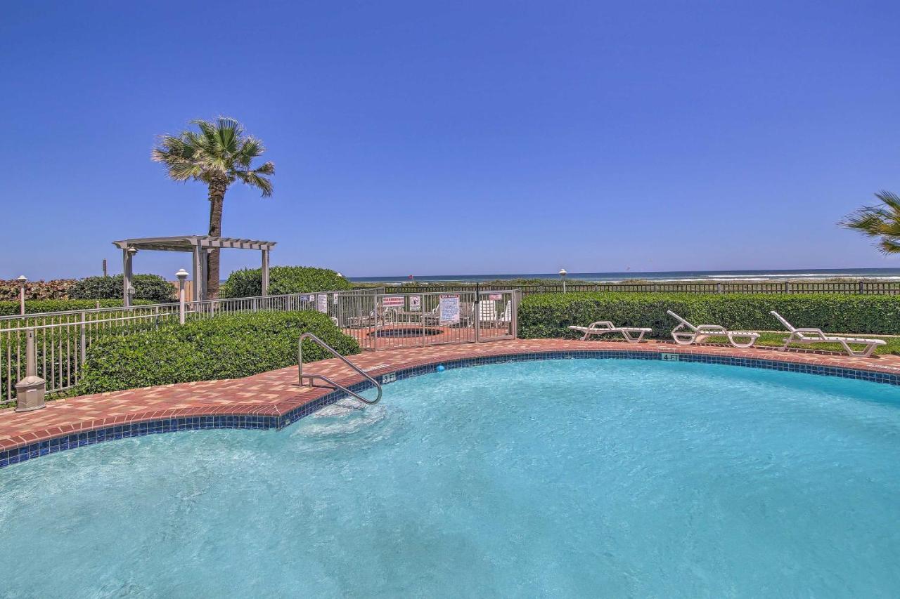 Sunny Oceanfront Condo On South Padre Island Beach Zewnętrze zdjęcie
