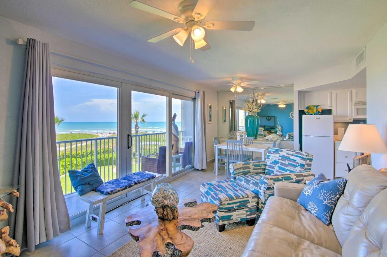 Sunny Oceanfront Condo On South Padre Island Beach Zewnętrze zdjęcie