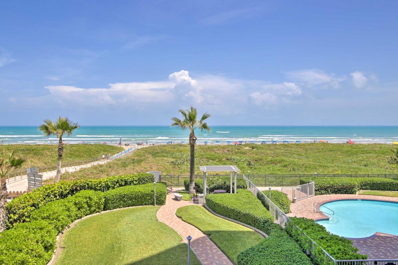 Sunny Oceanfront Condo On South Padre Island Beach Zewnętrze zdjęcie