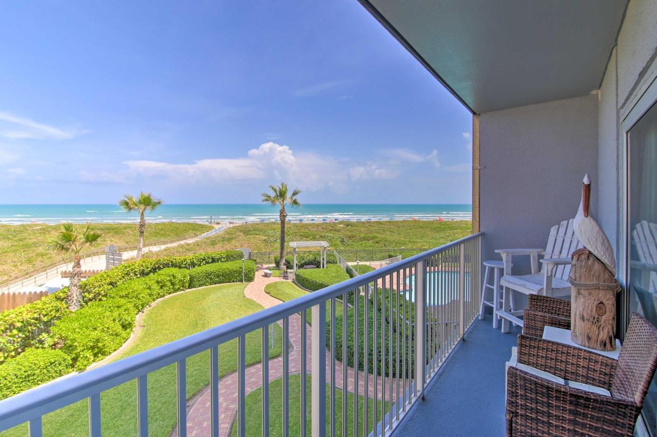 Sunny Oceanfront Condo On South Padre Island Beach Zewnętrze zdjęcie